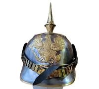 Casque à pointe allemand de la Première Guerre mondiale - Réplique du casque à pointes en acier de l'armée prussienne - Objet de portable
