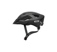 ABUS Casque de ville Aduro 2.0 - Casque de vélo polyvalent avec lumière - dans un design sportif pour la circulation en ville - pour hommes et femmes - Noir Mat, taille S