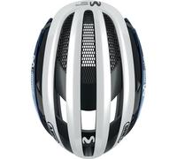 Casque Abus Airbreaker Movistar Team 2020 - Bleu / Blanc - S Noir