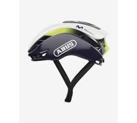 Casque Abus Gamechanger 2.0 Movistar Team 2024 bleu blanc - L