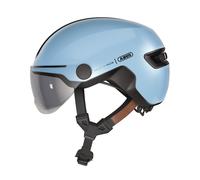 Casque Abus HUD-Y ACE tendance à visière pour vélo - Iced Blue / L