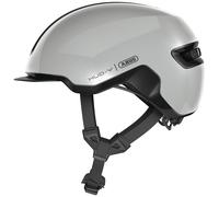Casque Abus HUD-Y avec feu pour vélo ( Gris / L )