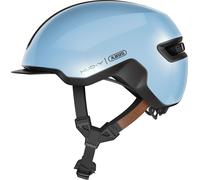 Casque Abus HUD-Y avec feu pour vélo ( Iced Blue / M )