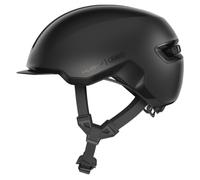 Casque Abus HUD-Y avec feu pour vélo ( Noir Velvet Black / L )