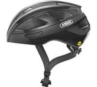 ABUS Casque vélo Macator MIPS – Débutant, visière, adapté aux porteurs de tresses, femmes et hommes
