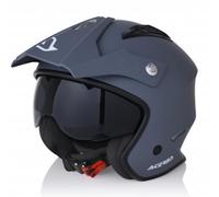 Casque Acerbis Gris Foncé Mat Jet Air Taille XS