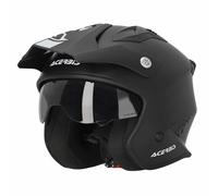 Acerbis Casque ouvert Aria Solid Mat Noir/Blanc XS