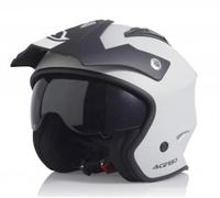 Casque Acerbis Jet Aria Gris Mat Et Noir Taille S