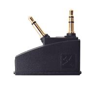 Casque adaptateur d'avion, avion Audio Stéréo prises jack pour Bose QuietComfort 2 QC3 QC15 Qc25 Qc35 SoundLink AE2 AE2 W Plus et micro 3,5 mm Plaqué D'or prises jack
