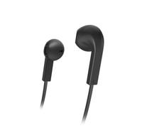 Casque "Advance", écouteurs, microphone, câble plat, noir