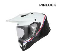 Acerbis Assault, casque d aventure L Blanc/Noir/Rouge/Bleu Blanc/Noir/Rouge/Bleu