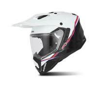 Acer ssault Graphic Casque d’enduro, Blanc/Noir, Taille XL (61/62)