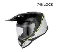 Acerbis Assault, casque d aventure XS Gris Clair/Noir/Jaune Néon Gris Clair/Noir/Jaune Néon