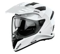 Airoh Bandit Solid, casque d aventure XL Blanc/Noir Blanc/Noir