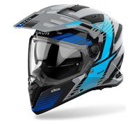 Casque Adventure Airoh Bandit Bleu brillantXL Bleu brillant