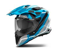 Casque Adventure Airoh Commander 2 Mavick Bleu céruléenS Bleu céruléen