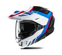 HJC i80 Imes Casque, noir-blanc-rouge-bleu, taille L pour homme