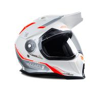 §Casque Adventure Just1 J14 Line Blanc§