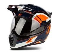Klim Krios Pro Rally Carbon Casque Motocross, orange, taille 2XL