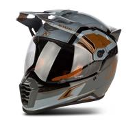 Klim Krios Pro Rally Carbon Casque de motocross, brun, taille XL