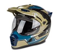 Klim Krios Pro Ventura, casque enduro XXL Noir/Olive/Bleu Noir/Olive/Bleu