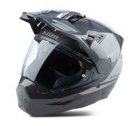 Klim X1 Alpha, casque d aventure M Gris Foncé/Argent Gris Foncé/Argent