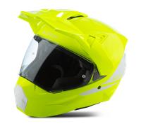 Casque Adventure Klim X1 Alpha Carbone Blanc/Hi-VisS Blanc,Hi-Vis