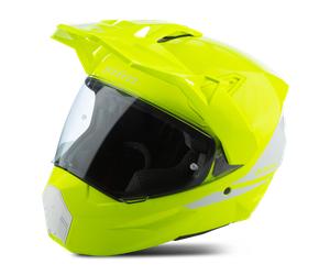 Casque Adventure Klim X1 Alpha Carbone Blanc/Hi-VisXXL Blanc,Hi-Vis