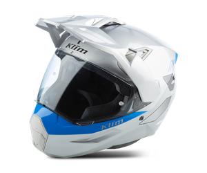 Casque Adventure Klim X1 Alpha Carbone Bleu électrique limonade/High RiseM Bleu électrique limonade,High Rise
