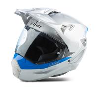 Casque Adventure Klim X1 Alpha Carbone Bleu électrique limonade/High RiseS Bleu électrique limonade,High Rise
