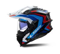 LS2 Casque moto MX701 Explorer C Frontier II White / Blue M