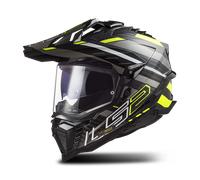 Casque Adventure LS2MX701EXPLORER C EDGE Noir-Jaune HiVis noir S 55-56cm