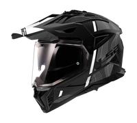 Casque Adventure LS2 MX702 Pioneer II Hill Mat Noir/BlancS Mat Noir,Blanc