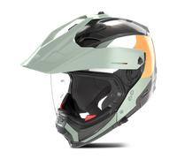 Casque Adventure Nolan N70-2 X Selvado Noir/Gris-Vert/Blanc/Orange MatS Noir,Gris-Vert,Blanc,Orange Mat