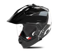 Nolan Casque moto N70-2 X Turbine – Blanc/Noir/Gris Métal – Taille S