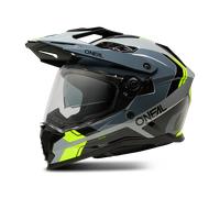 O'Neal Casque d'aventure D-SRS Nomad Noir/Gris/Jaune Néon Homme Taille L