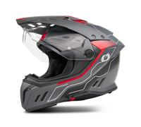 ONeal Sierra RS Echo, casque d aventure XS Mat Noir/Rouge Mat Noir/Rouge