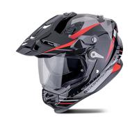 Scorpion ADF-9000 Air Feat, casque enduro XXL Noir/Argent/Rouge Noir/Argent/Rouge