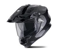 §Casque Adventure Scorpion ADF-9000 Carbon Air Solid Noir§
