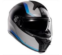 Casque AGV Tourmodular Stray Mat (Noir/Gris/Bleu) Taille: M (57)