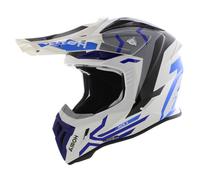 Casque Airoh Aviator Ace 2 MX Ground - bleu brillant gris blanc