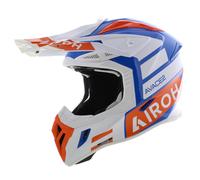 Casque Airoh Aviator Ace 2 MX Sake - blanc brillant bleu orange