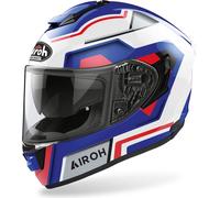 Casque Airoh ST.501 Square couleur : blanc/bleu/rouge, taille : XS (53/54)