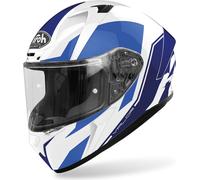 Casque Airoh Valor Wings couleur : blanc/bleu, taille : XL (61/62)