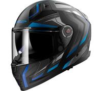 Casque Alizer LS2 FF811 Vector II, schwarz matt/blau, XXS (51/52)