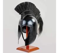 Casque allemand Troy Achille Chevaliers européens Bataille Guerrier casque médiéval grec spartiate croisés Larp Roleplay costume