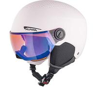 Casque - ALPINA - ZUPO JR - Visière intégrée - Mousse protège-oreilles amovible - Rose Matt 51-55 cm