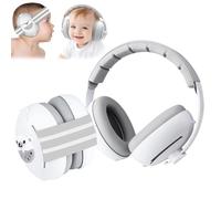Casque Anti Bruit Bébé 2 en 1, Protection Auditive Réglable 0-48 Mois pour Nouveau-Nés et Tout-Petits, pour Avion, Fêtes, Sommeil Confort Ultra-Doux pour Sommeil Paisible en Avion, Fêtes et Voyages
