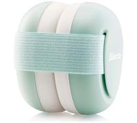 Casque anti-bruit pour bébés blanc-vert menthe