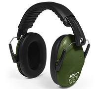 Casque anti-bruit pour enfants de 3 à 16 ans - Pliable et réglable - Pour bébé - 26 dB SNR, Vert, taille unique enfants